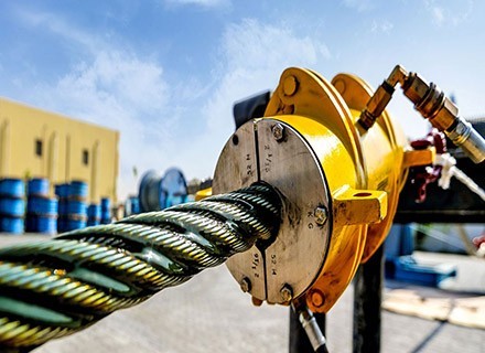Wire rope lubrication services